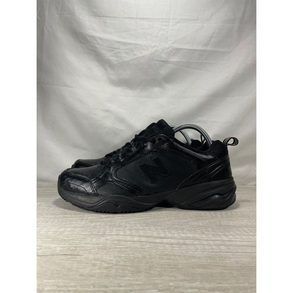 New Balance 624 v2 Black Leather Training Shoes Mens Size 10